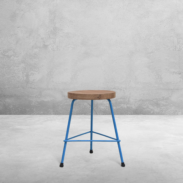 Pierre Jeanneret Teak & Iron Stool PJ/137 – Collectors Corner 