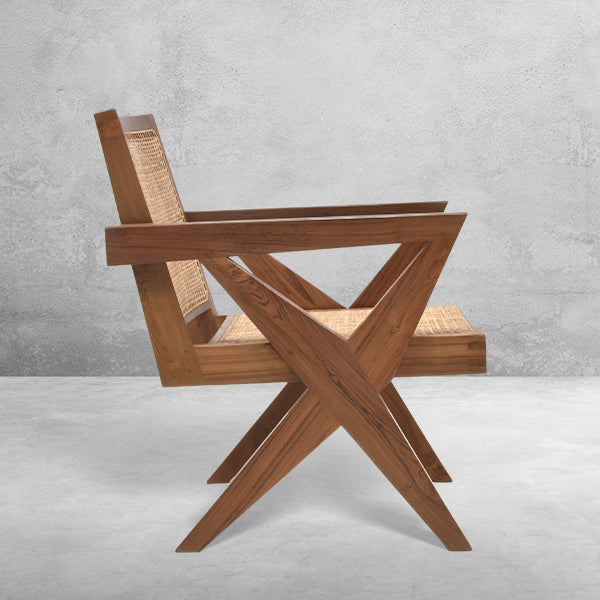Pierre Jeanneret Cross Easy Lounge Chair - PJ/216